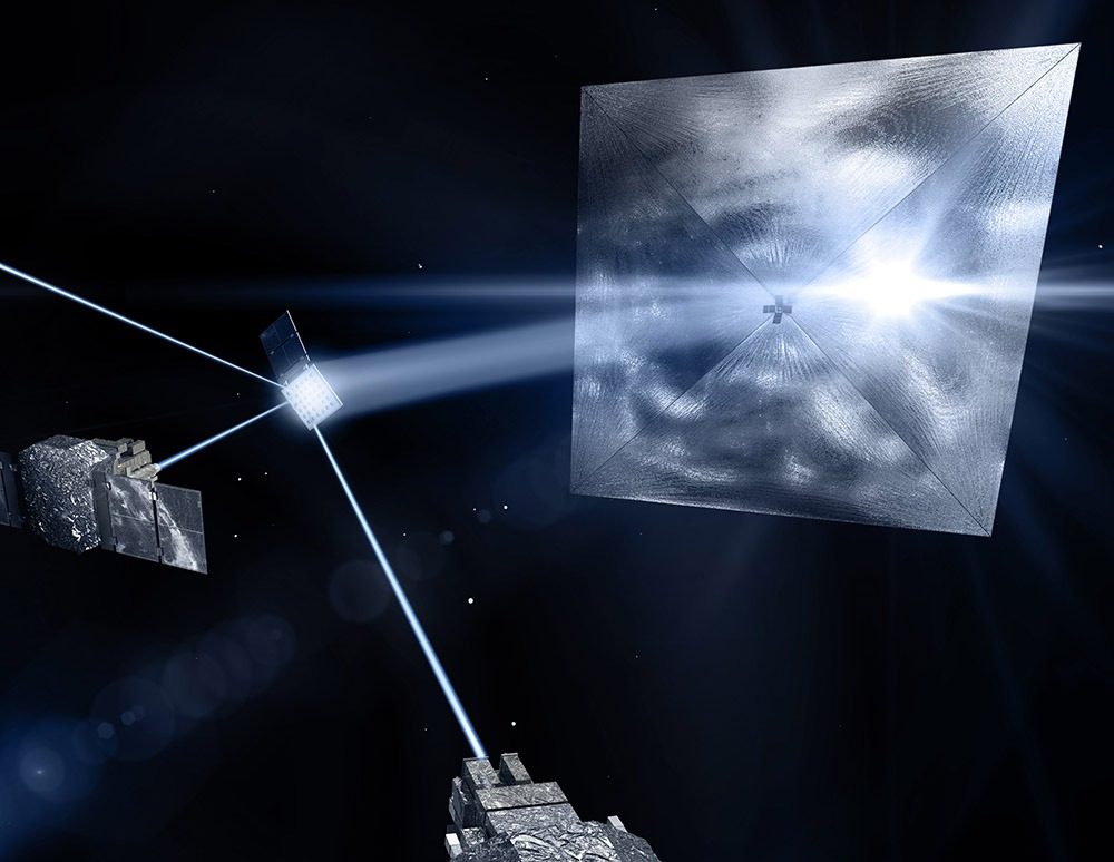 Laser-propelled interstellar sailship interstellar sailship